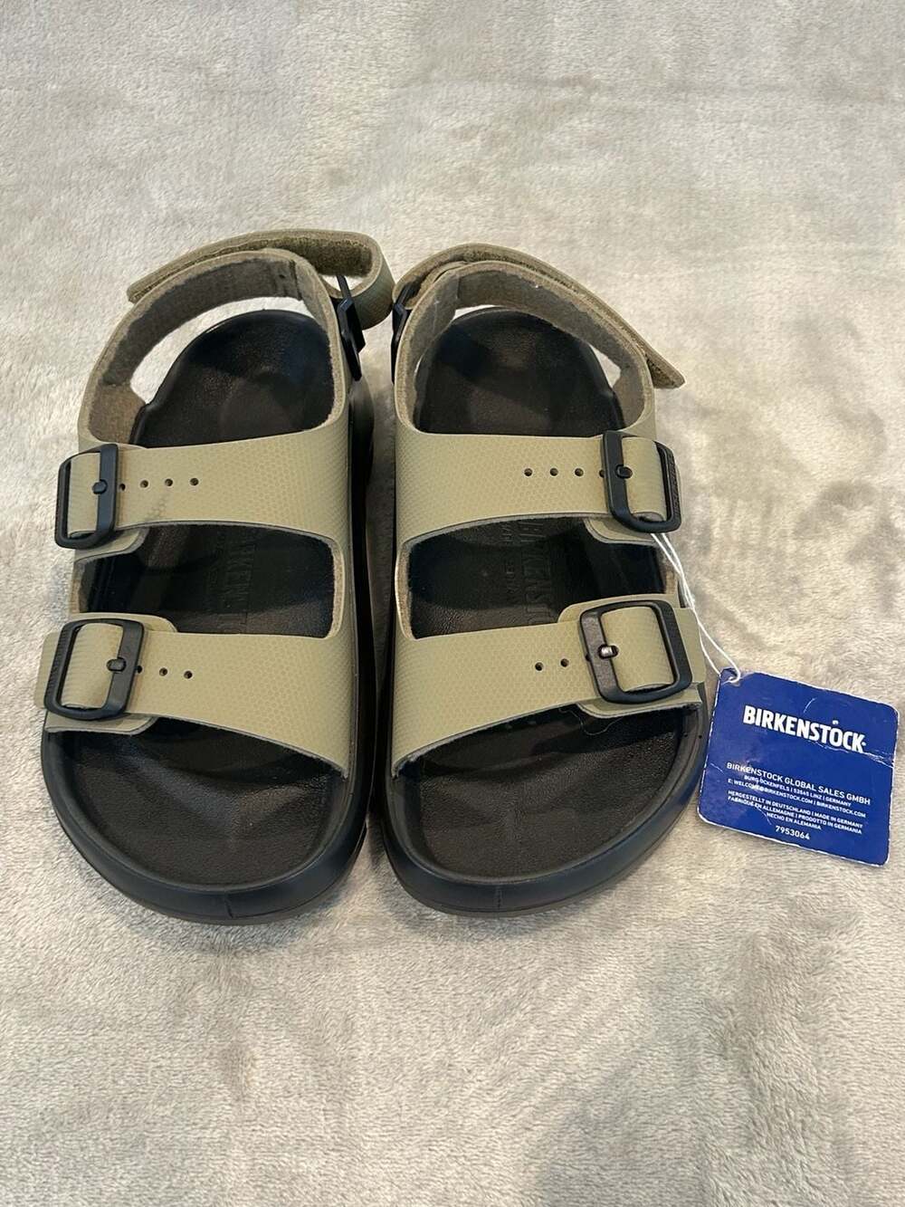 Birkenstock Mogami Terra Sandals Size 36 Eucalyptus Olive Green